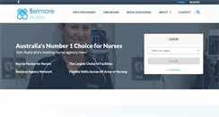 Desktop Screenshot of belmorenurses.com.au
