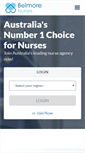 Mobile Screenshot of belmorenurses.com.au
